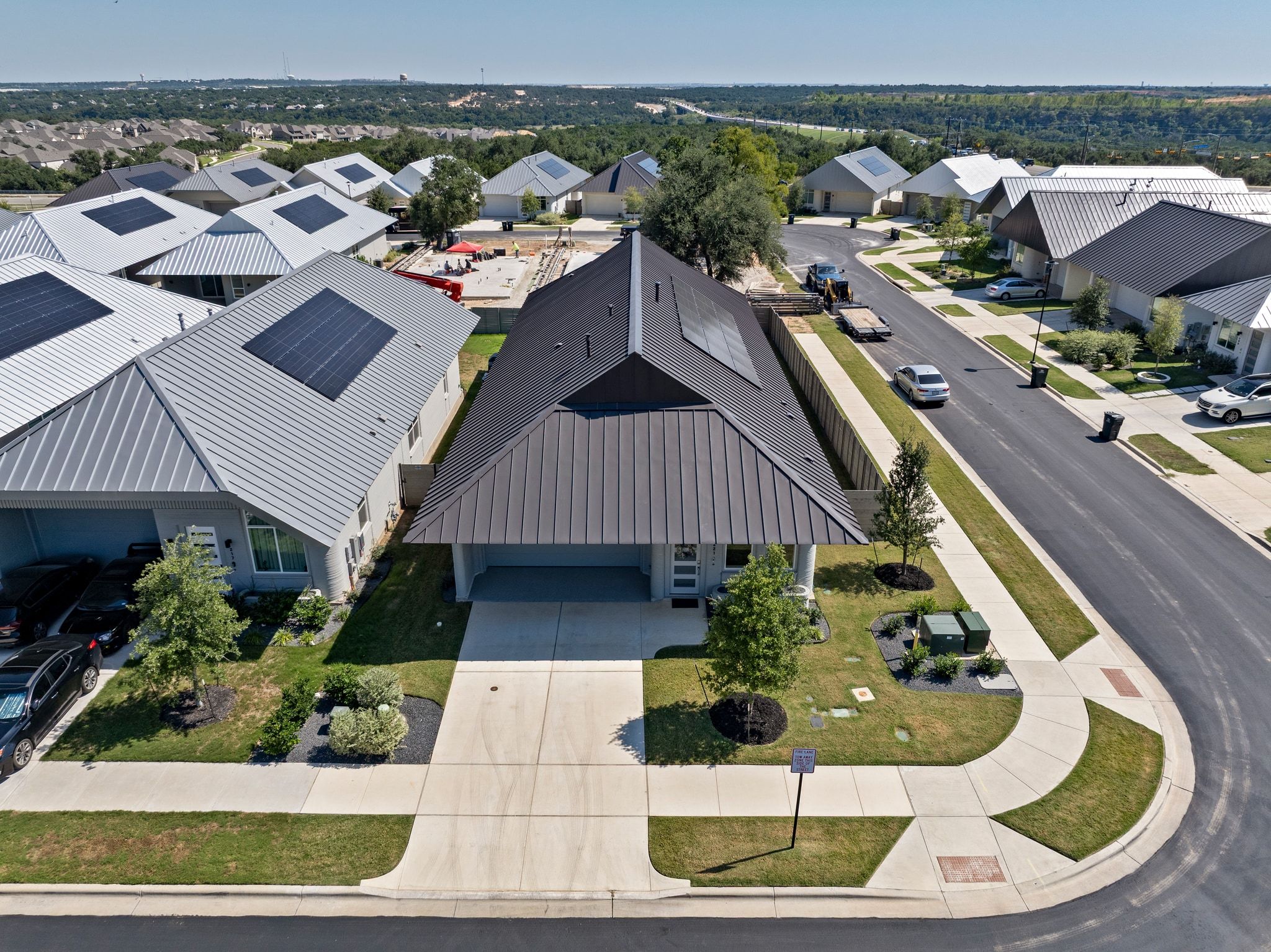 221 Lone Ranger Trail Georgetown, TX 78628 - Photo 29 of 35 an aerial view of a house with a yard