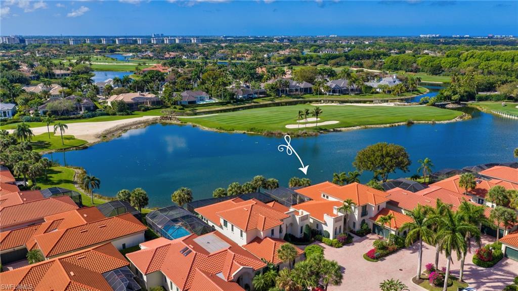 2629 Sorrel Way Naples, FL 34105 - Photo 2 of 43 an aerial view of residential houses with outdoor space and river