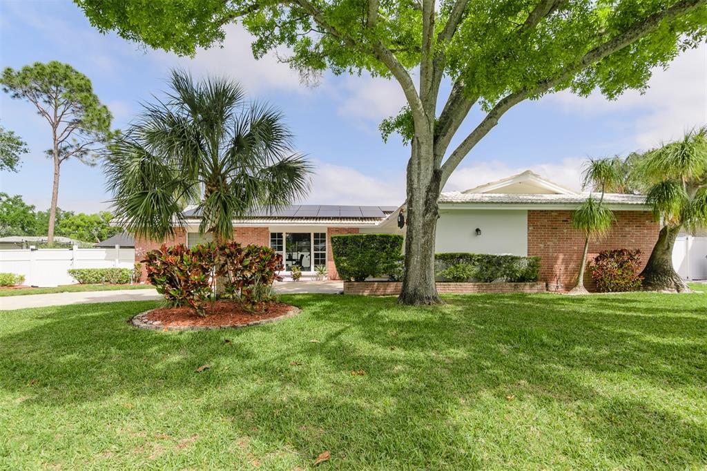 1228 Inverness Drive Dunedin, FL 34698 - Photo 1 of 1 a view of a house with a yard and sitting area