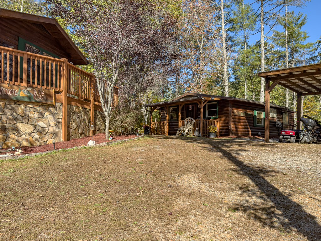 614 Rockridge Road Murphy, NC 28906 - Photo 16 of 43 a front view of a house with a garden