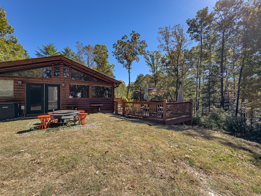 614 Rockridge Road Murphy, NC 28906 - Photo 18 of 43 a view of a house with a yard and sitting area