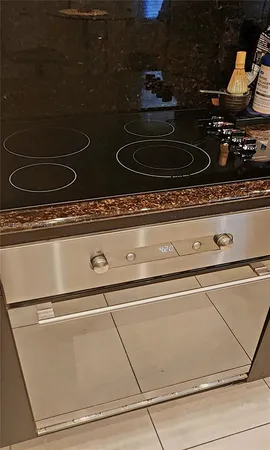 a close view of water heater