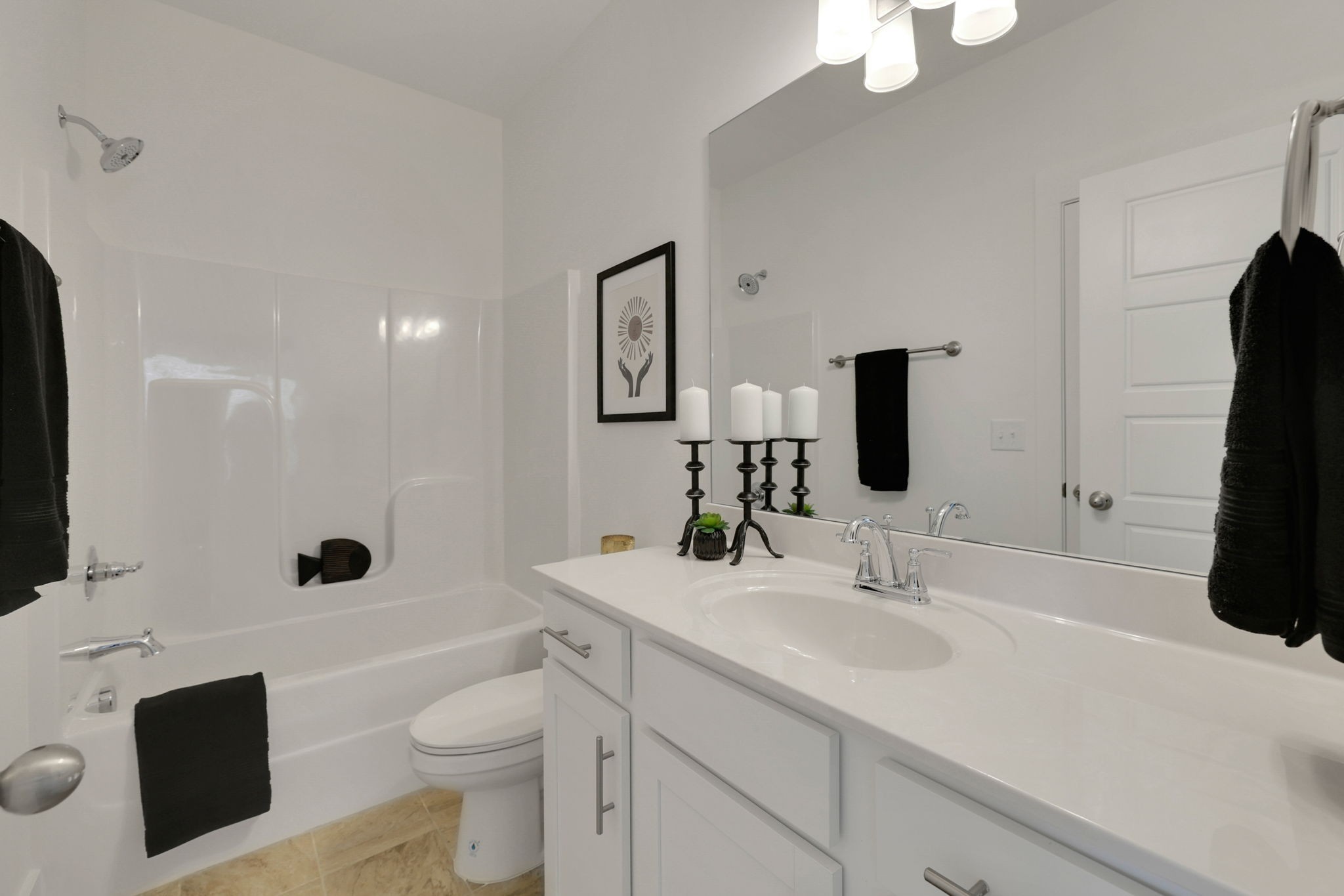 302 Carver Connection Lebanon, TN 37087 - Photo 18 of 43 a bathroom with a double vanity sink toilet and mirror