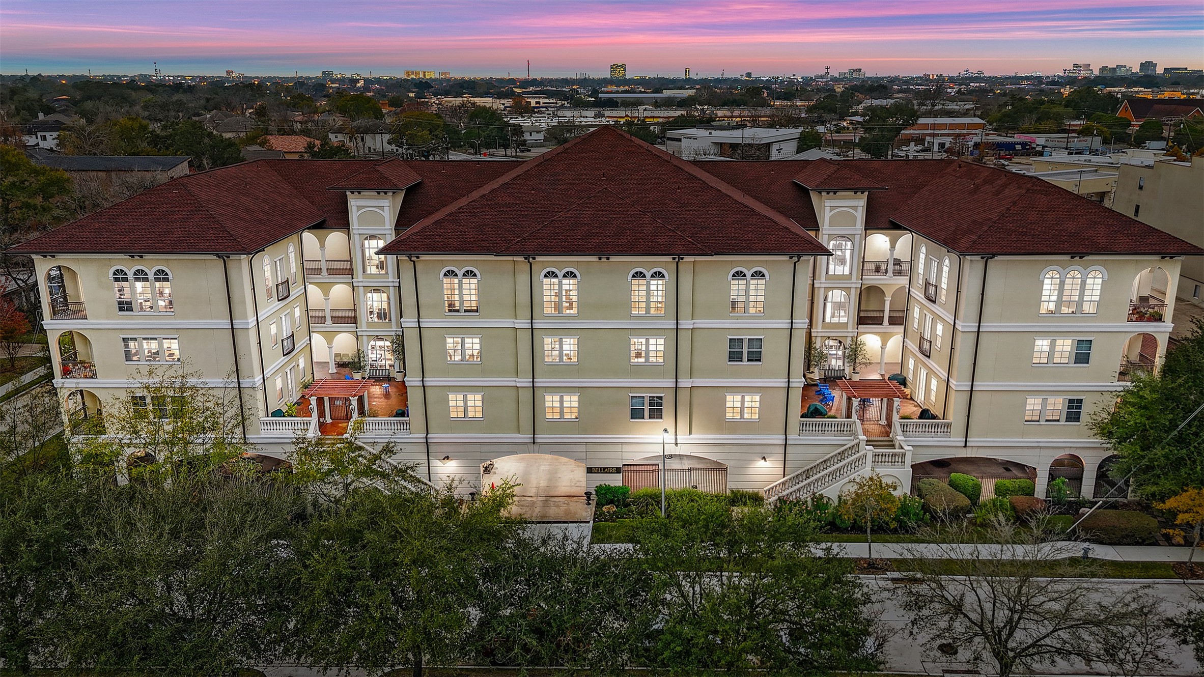 7134 Mapleridge Street, Unit 3G Houston, TX 77081 - Photo 1 of 26 a view of a city with tall buildings