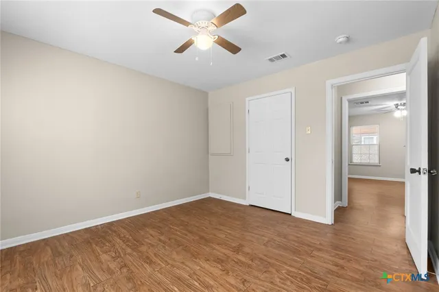 wooden floor in an empty room