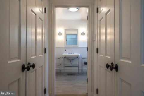 a view of front door of house