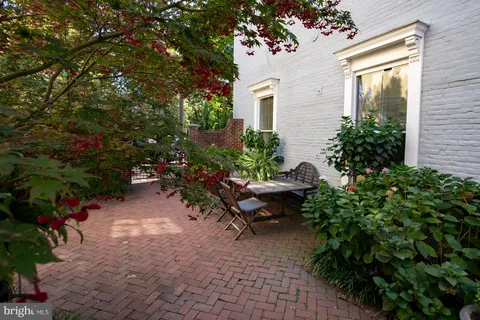 a view of a building with a large windows