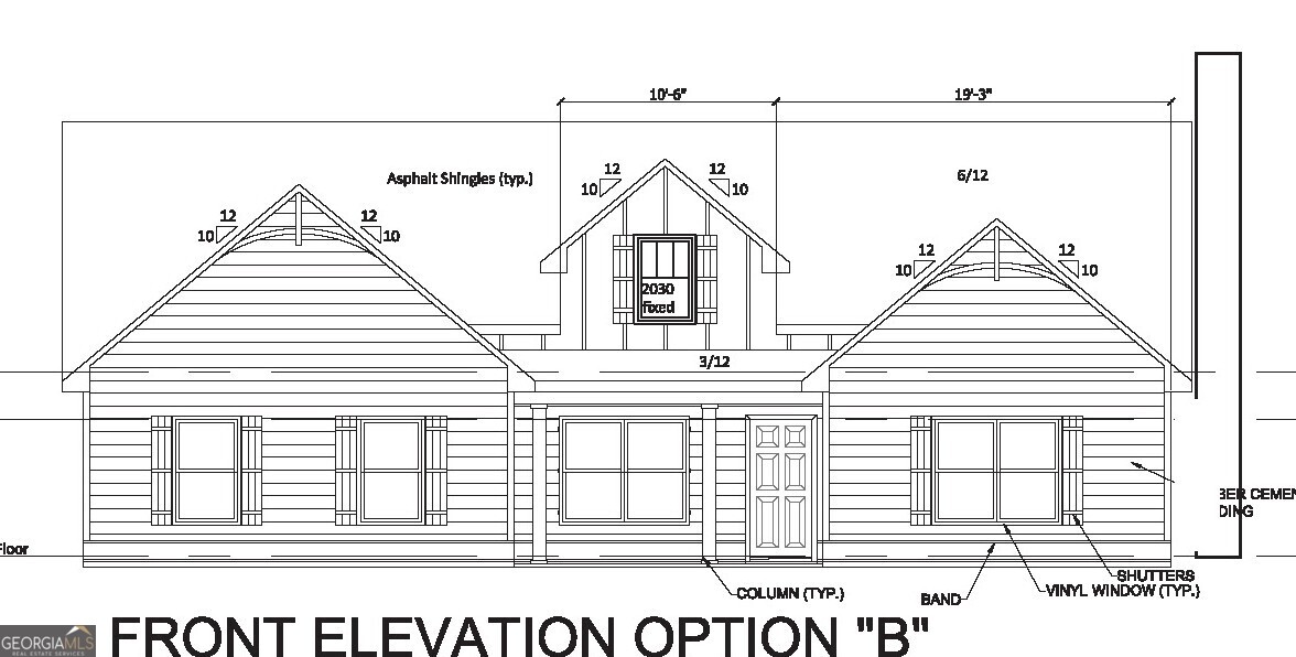 a black and white photo of a floor plan