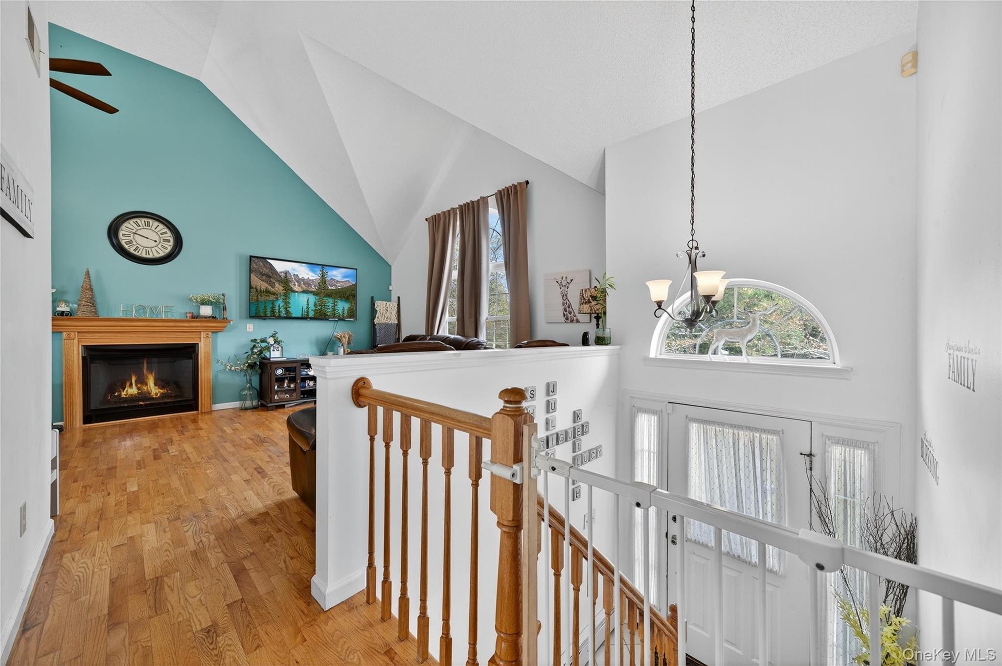 2 Berkeley Court Highland Mills, NY 10930 - Photo 5 of 44 a view of an entryway with fireplace and workspace