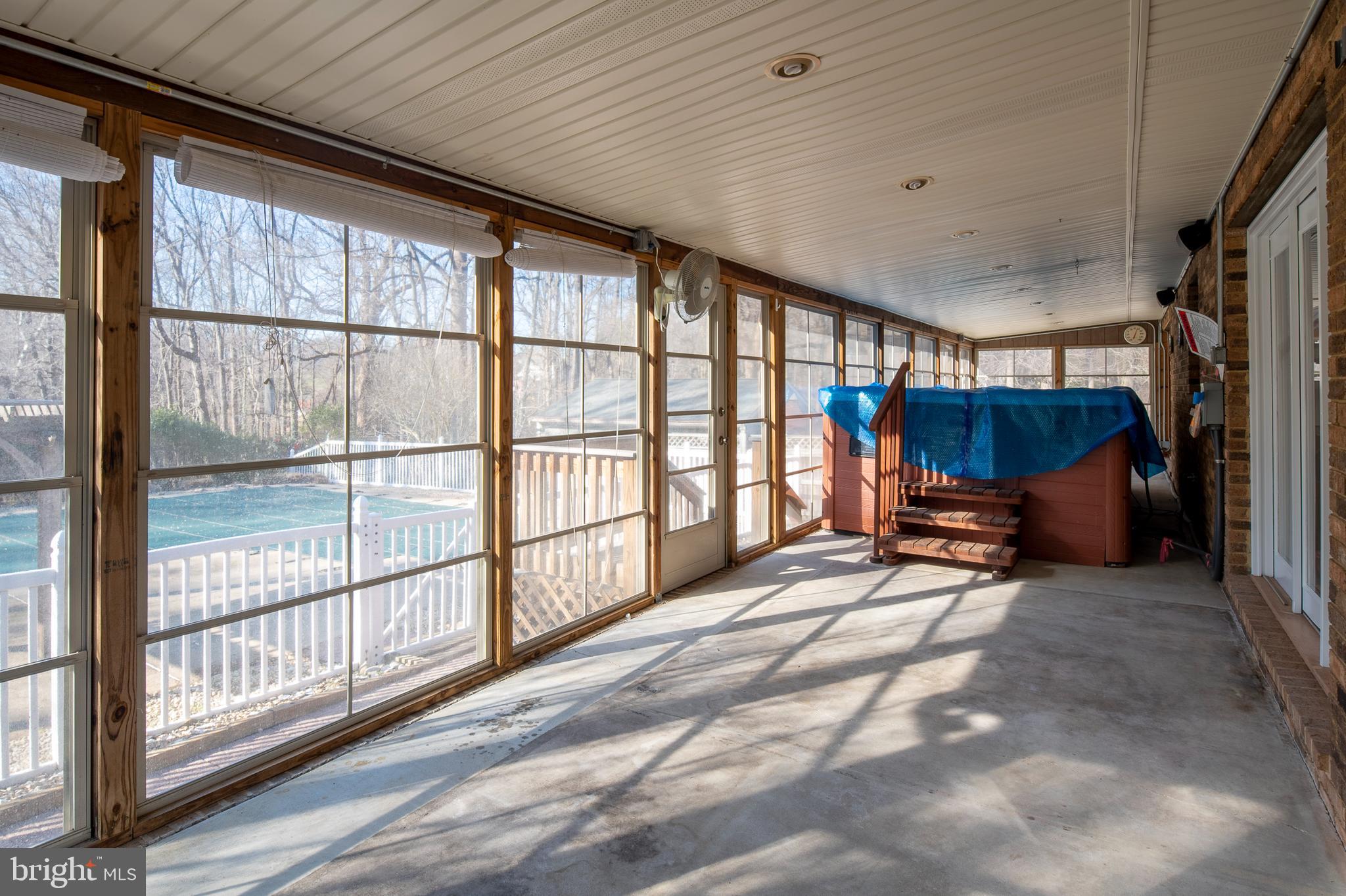 1152 Bacon Ridge Road Crownsville, MD 21032 - Photo 15 of 71 Enclosed Patio and Wave/Jacuzzi