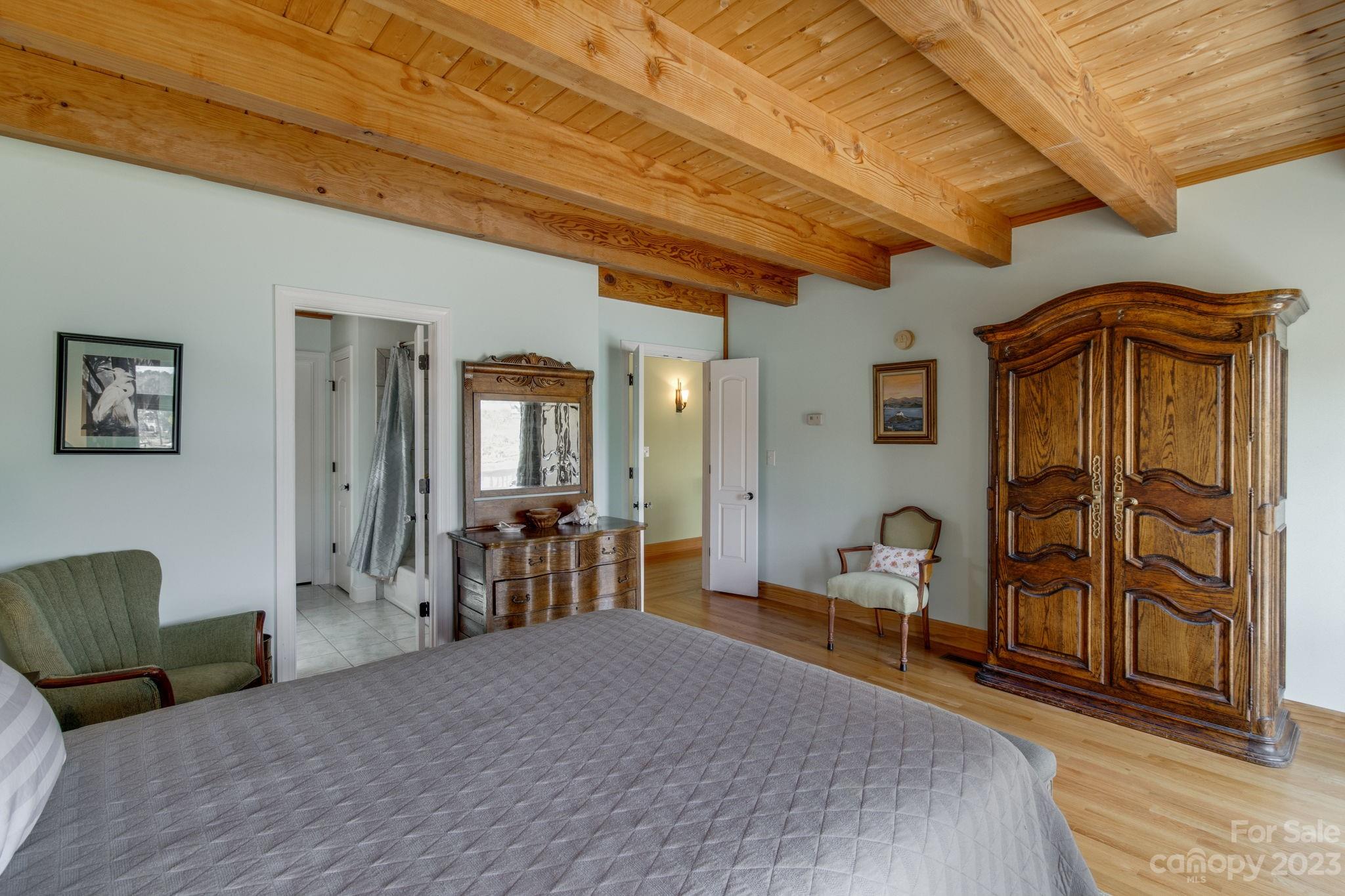 2709 Rolling Hills Road Ridgeway, SC 29130 - Photo 23 of 48 a bedroom with furniture and a large window