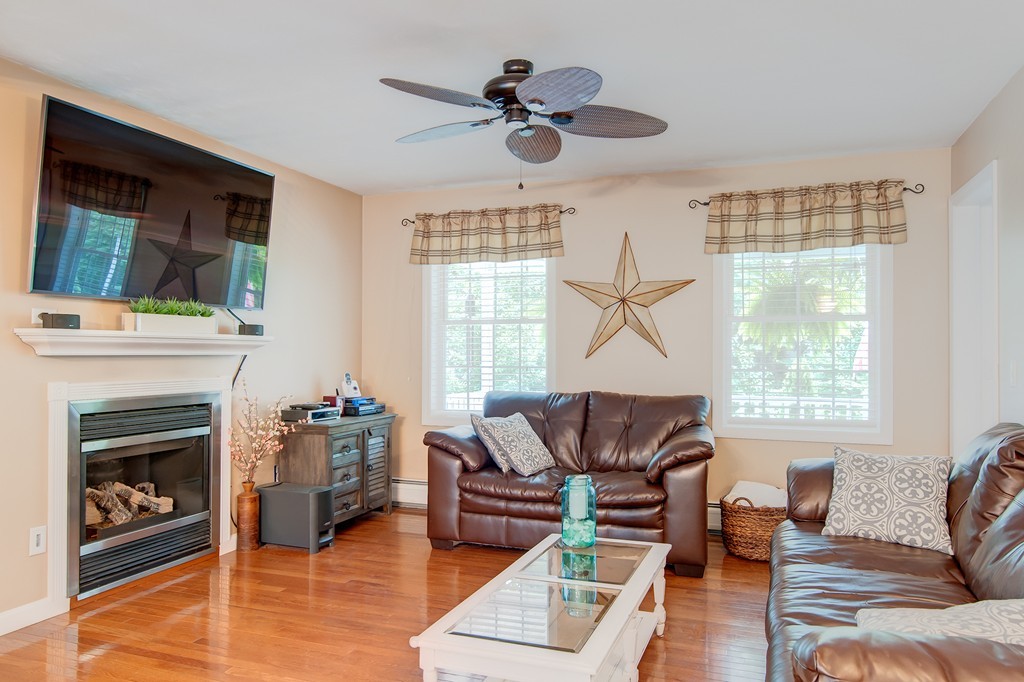6 Vinton Road Sturbridge, MA 01566 - Photo 6 of 20 a living room with furniture and a fireplace