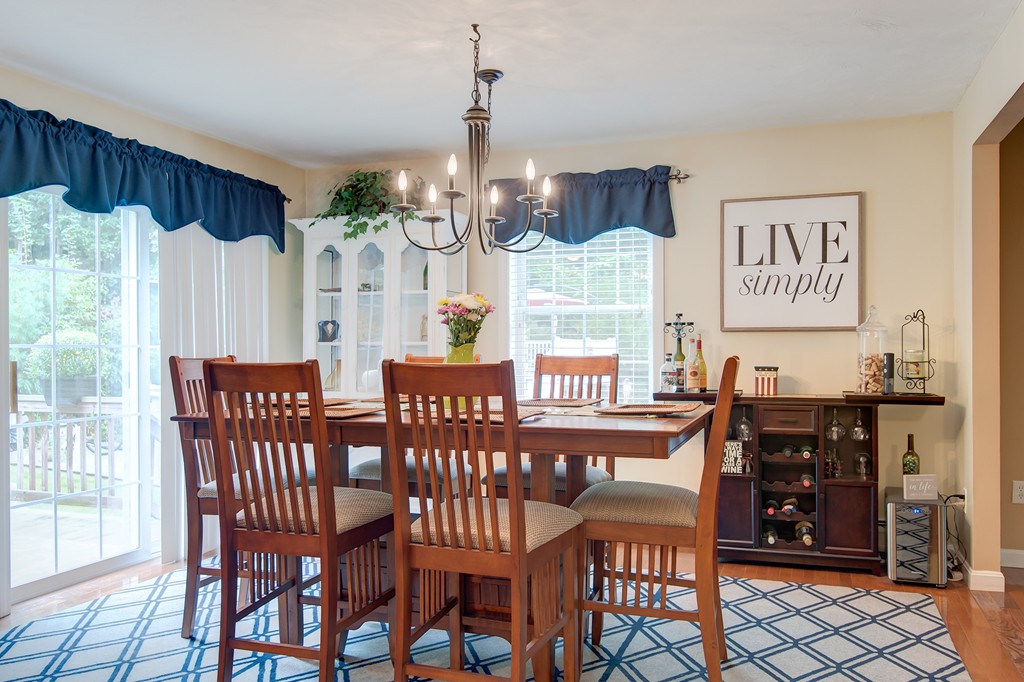 6 Vinton Road Sturbridge, MA 01566 - Photo 10 of 20 a view of a dining room with furniture window and outside view