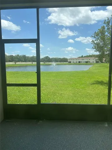 a view of an outdoor space and a lake view