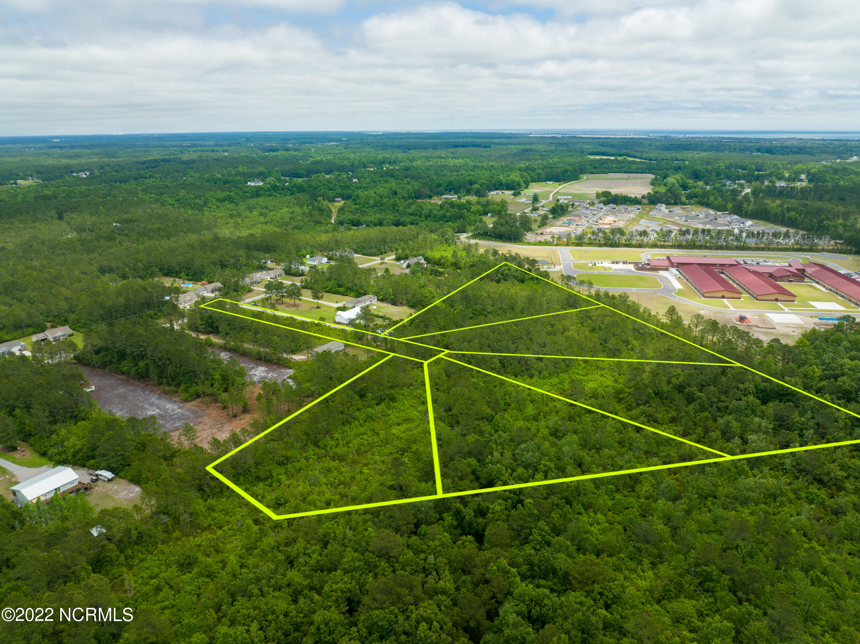328-336 Folkstone Road Holly Ridge, NC 28445 - Photo 12 of 33 Old Folkstone -Lots 328-336 - Aerials -