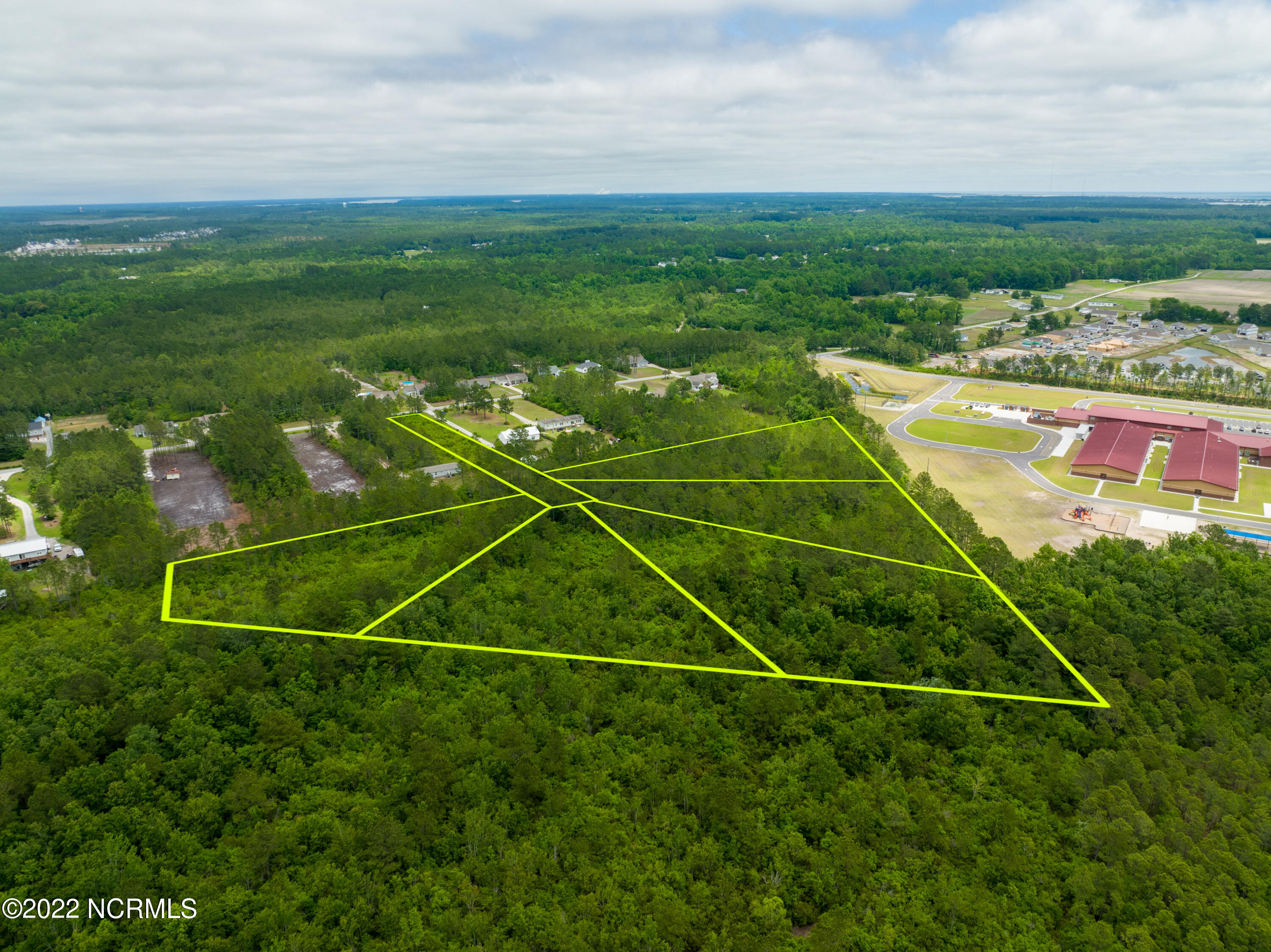 328-336 Folkstone Road Holly Ridge, NC 28445 - Photo 14 of 33 Old Folkstone -Lots 328-336 - Aerials -
