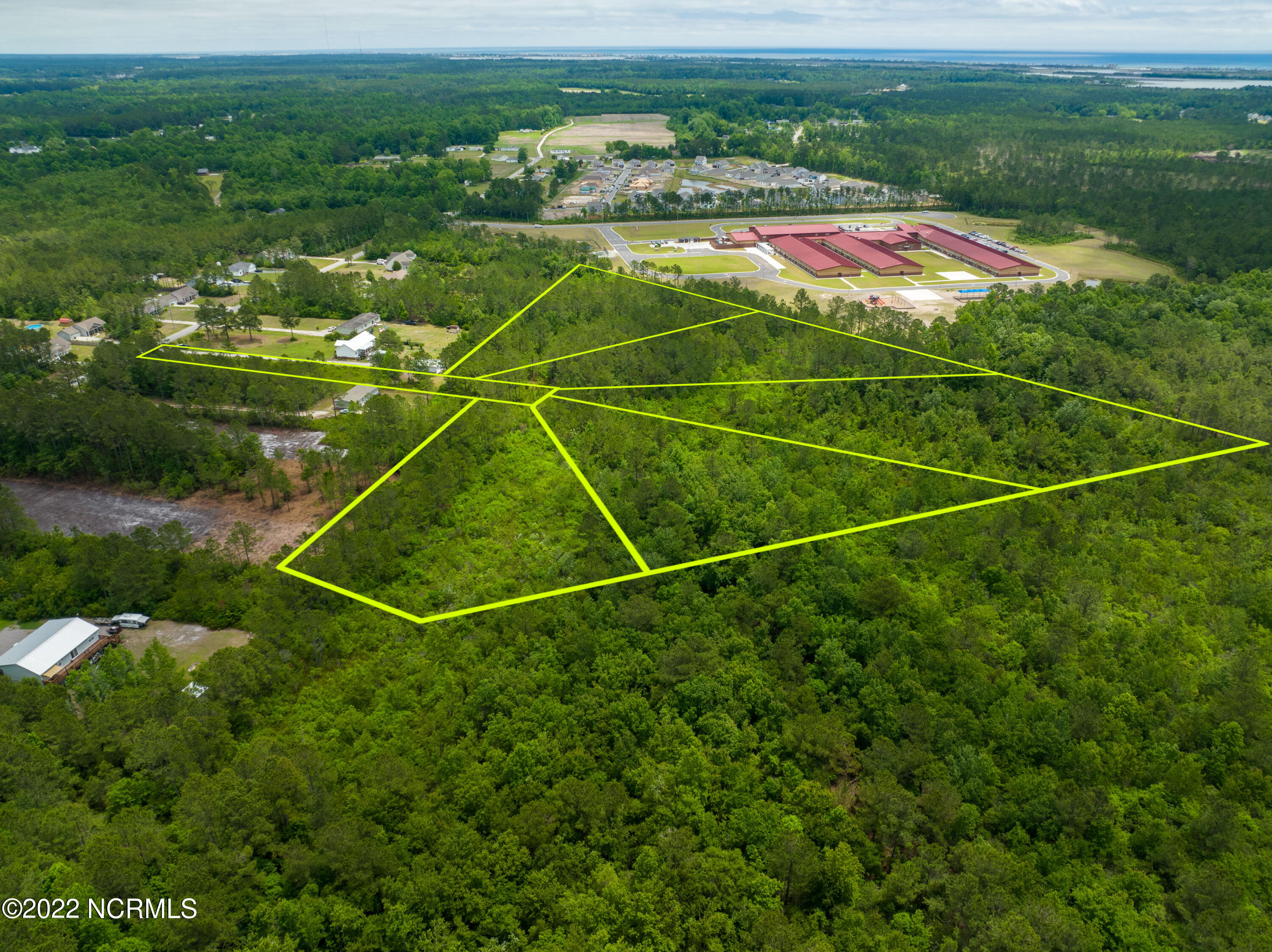 328-336 Folkstone Road Holly Ridge, NC 28445 - Photo 32 of 33 Old Folkstone -Lots 328-336 - Aerials -