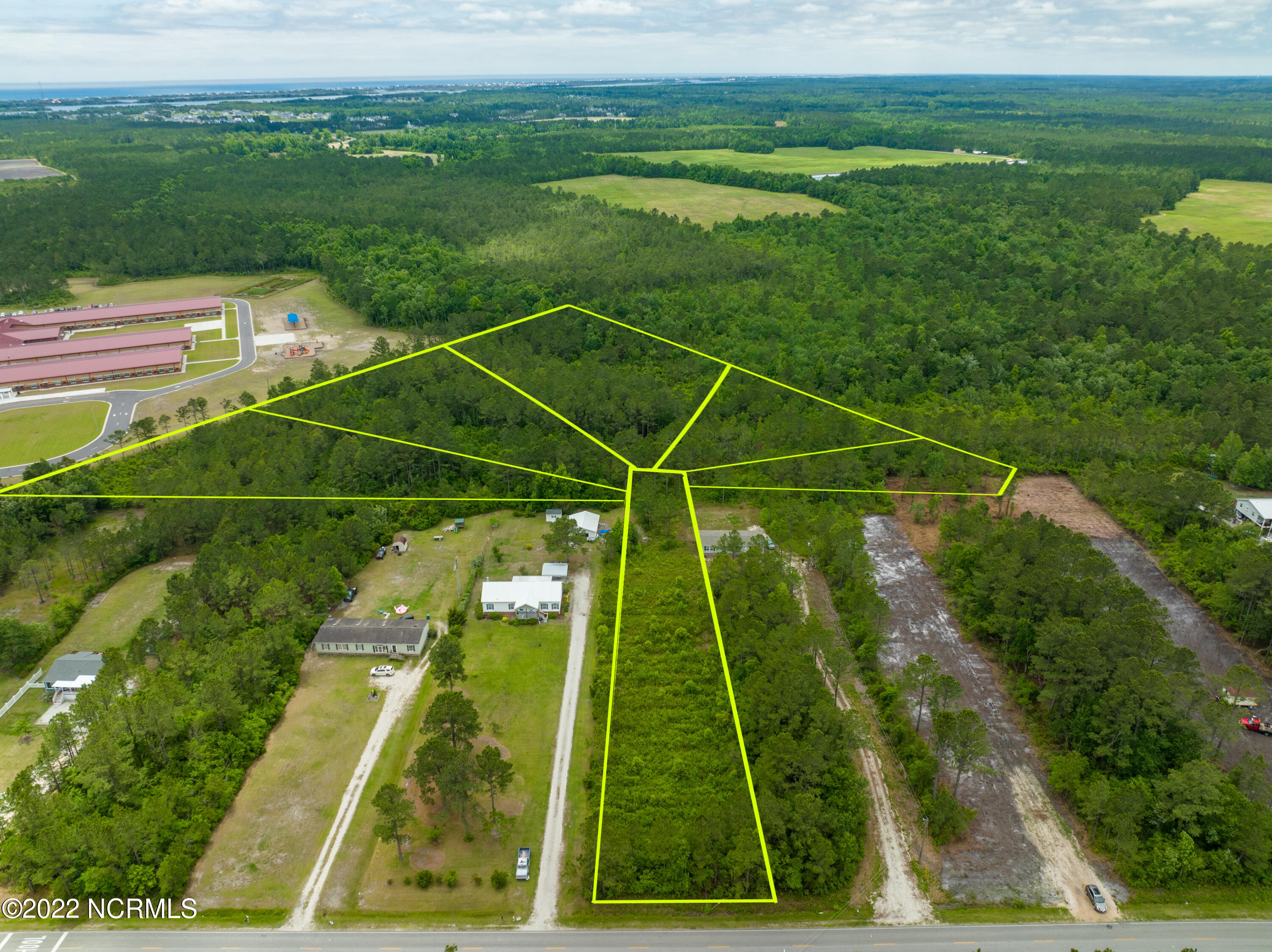 328-336 Folkstone Road Holly Ridge, NC 28445 - Photo 6 of 33 Old Folkstone -Lots 328-336 - Aerials -
