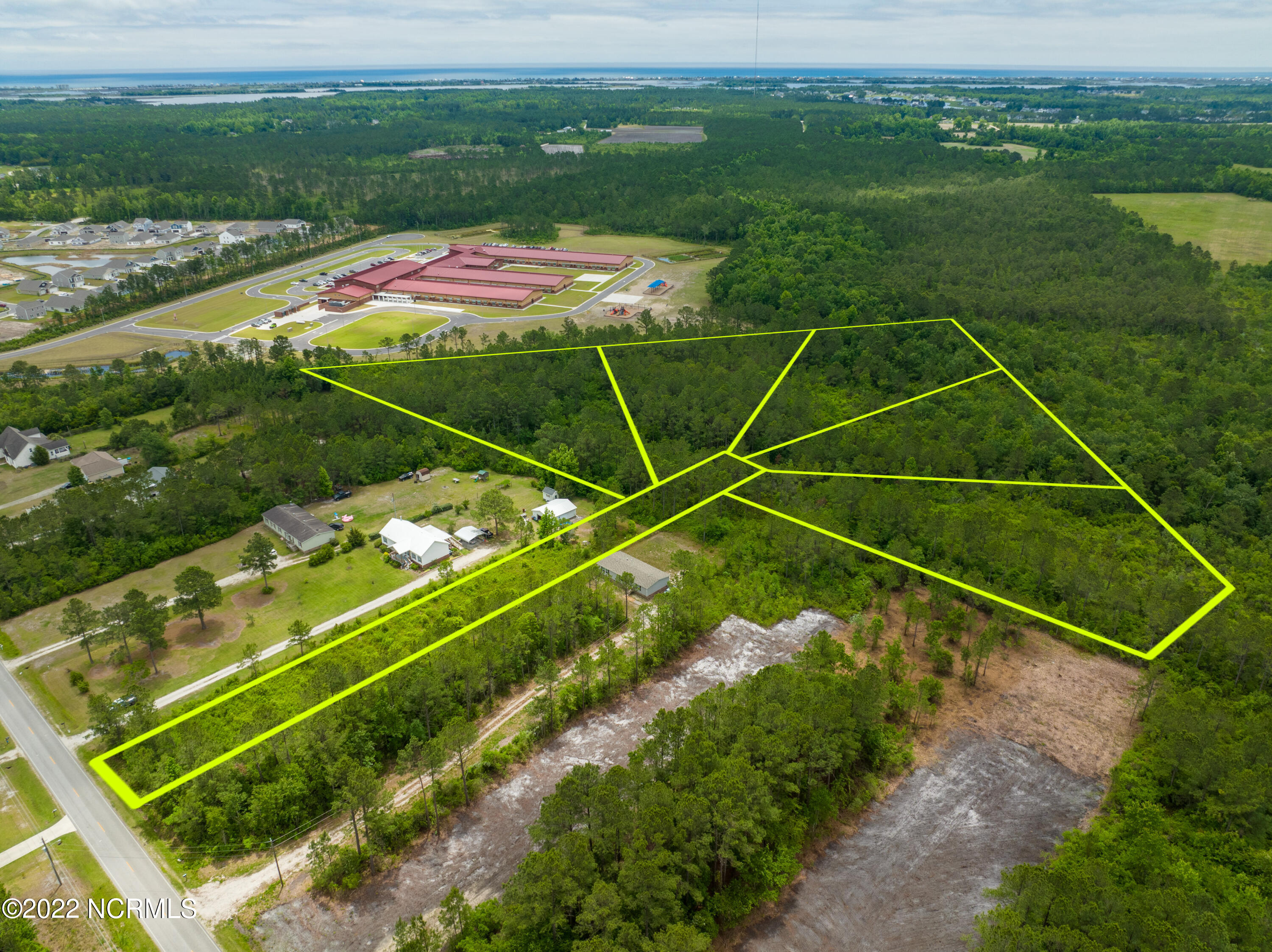 328-336 Folkstone Road Holly Ridge, NC 28445 - Photo 8 of 33 Old Folkstone -Lots 328-336 - Aerials -