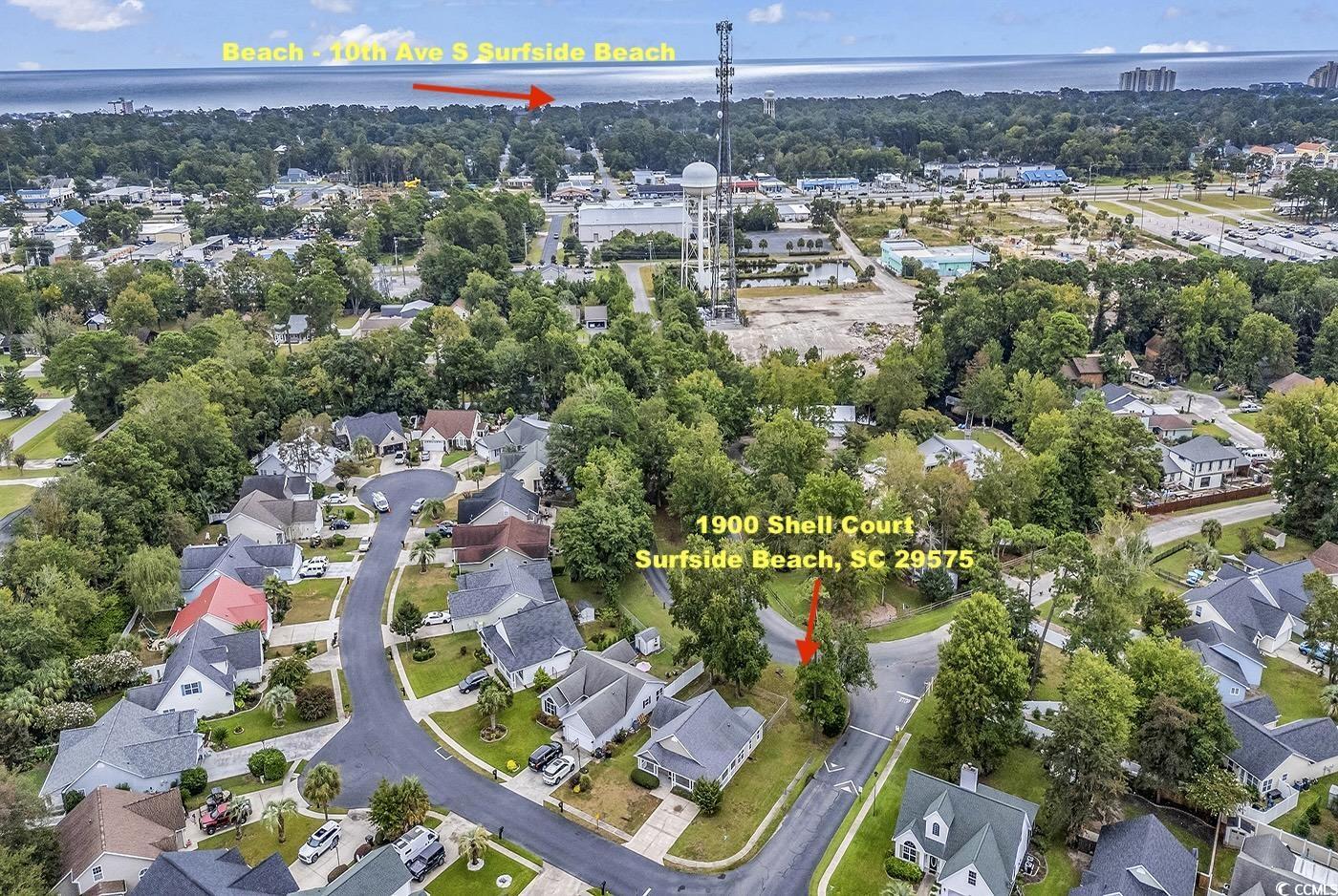 1900 Shell Court Surfside Beach, SC 29575 - Photo 31 of 32 Back of property with a patio