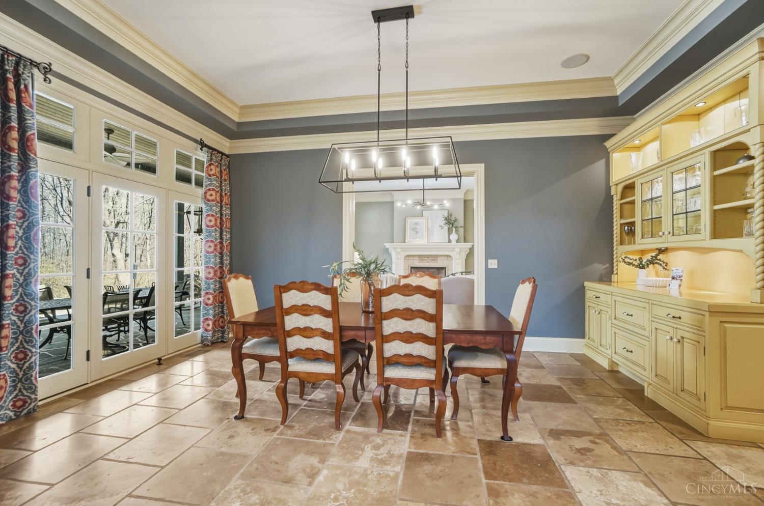 1054 Observatory Point Maineville, OH 45039 - Photo 16 of 82 Cozy breakfast room with walkout to the patio and a built in buffet.