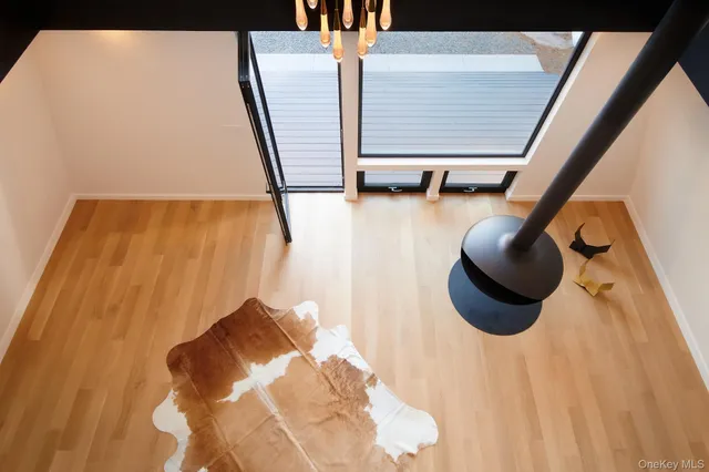 a close view of water heater room