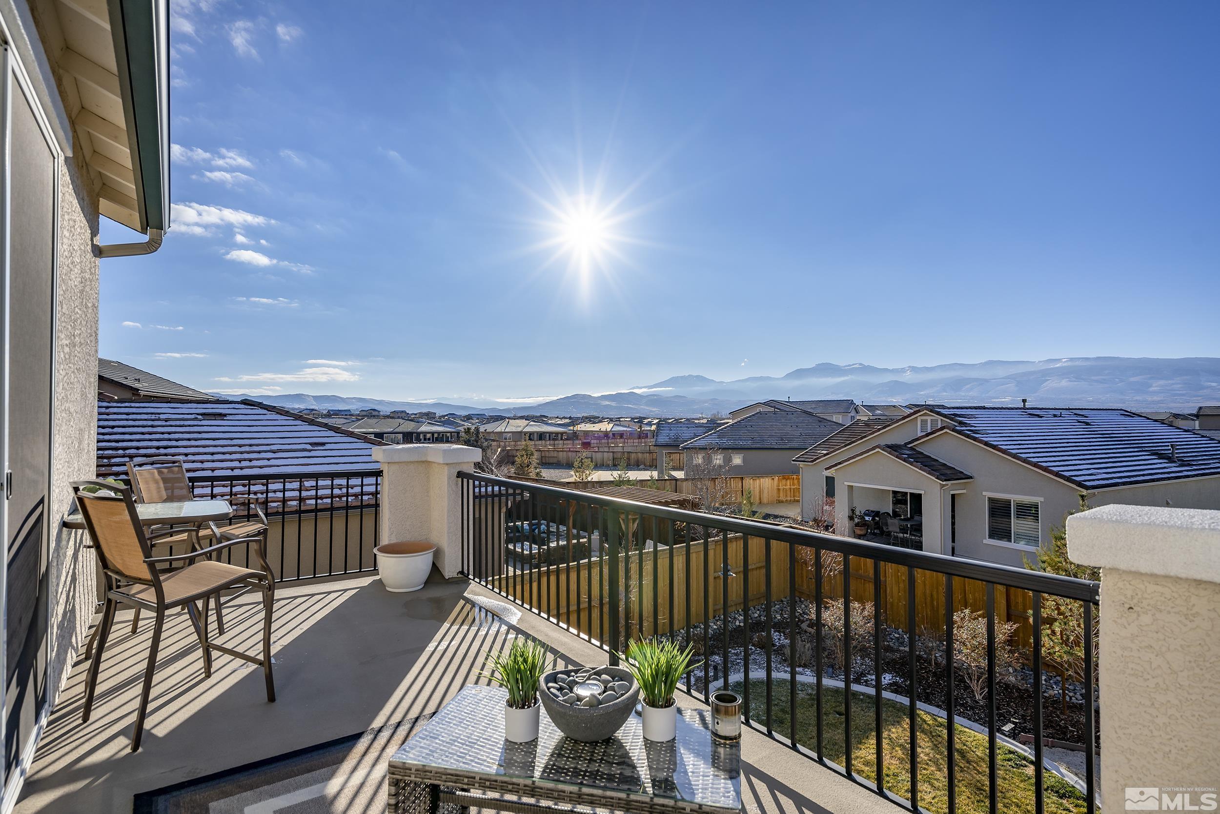 3300 Show Jumper Lane Reno, NV 89521 - Photo 28 of 40 a view of balcony with furniture