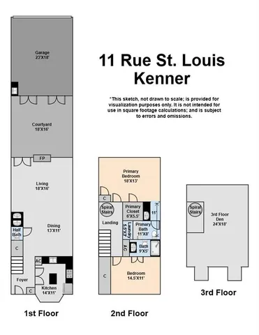 $365,000 | 11 Rue St Louis, Kenner, LA 70065
