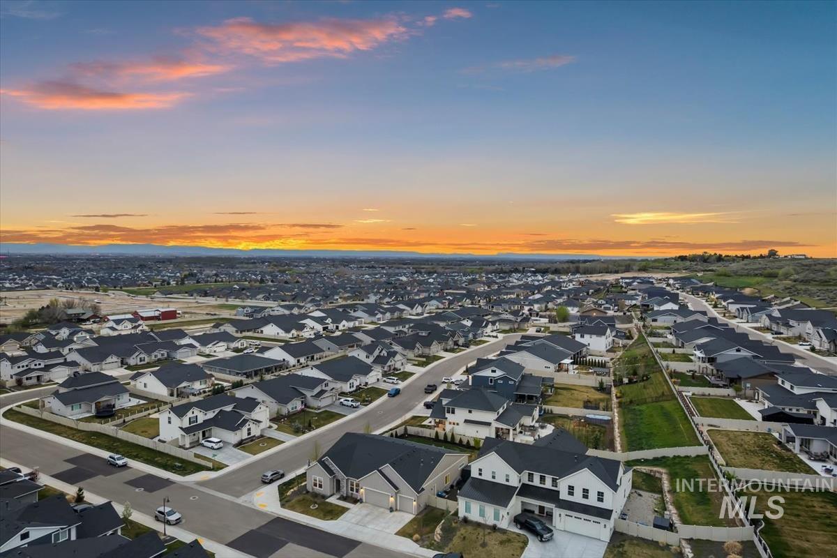 3413 North Hosta Avenue Star, ID 83669 - Photo 42 of 50 Aerial view at dusk of a residential view