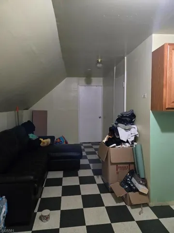 a black and white checkered floor with a black white checkered floor