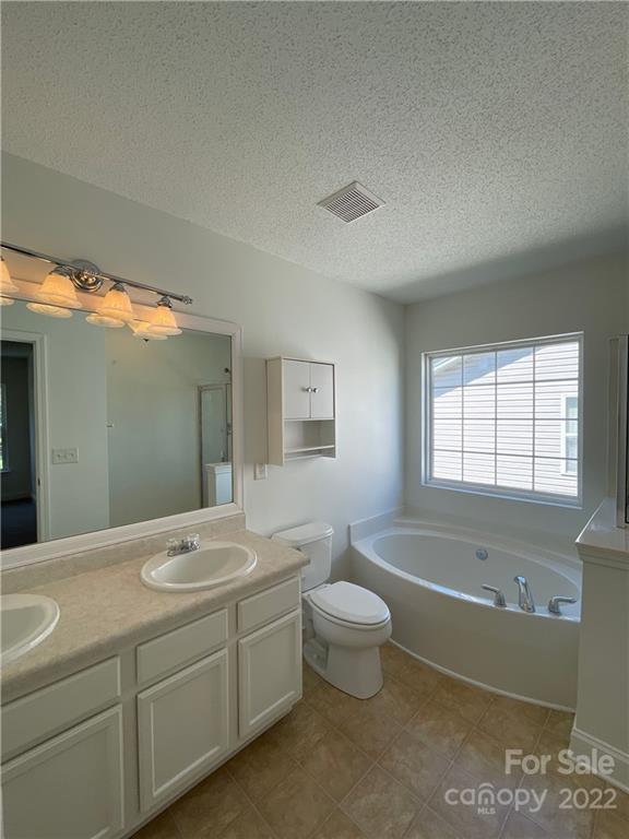 13712 Rutherglen Court Charlotte, NC 28213 - Photo 13 of 22 a bathroom with a double vanity sink a toilet and bathtub