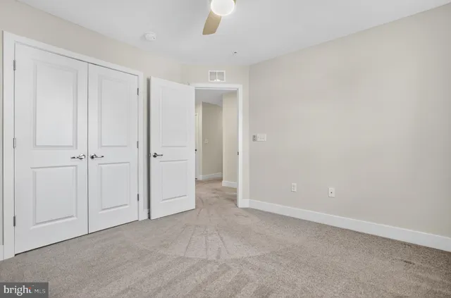 a view of an empty room