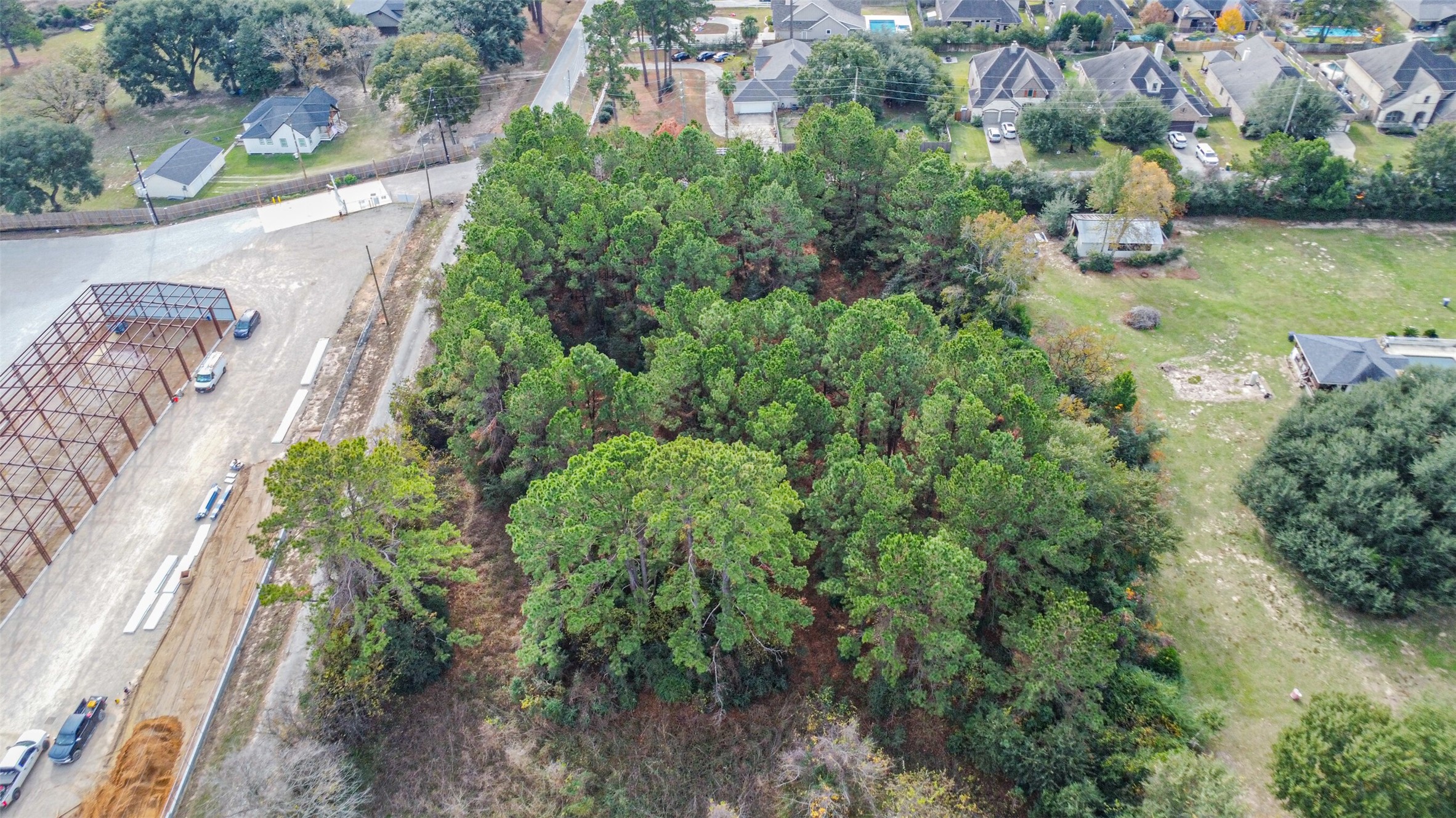 22422 Tomball Cemetery Road Tomball, TX 77377 - Photo 12 of 17 an aerial view of a house with a yard and lake view