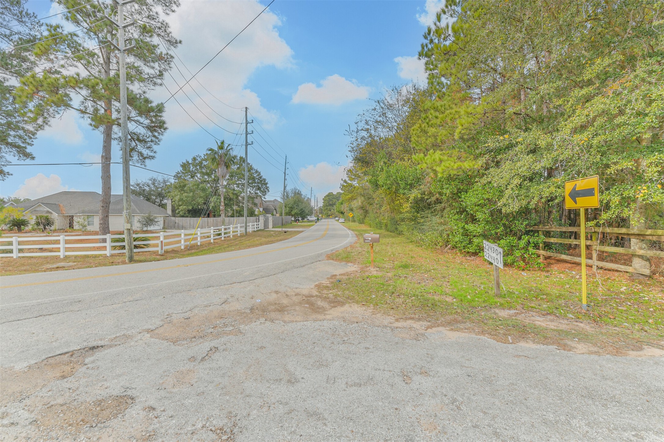 22422 Tomball Cemetery Road Tomball, TX 77377 - Photo 15 of 17 a view of a backyard of the house