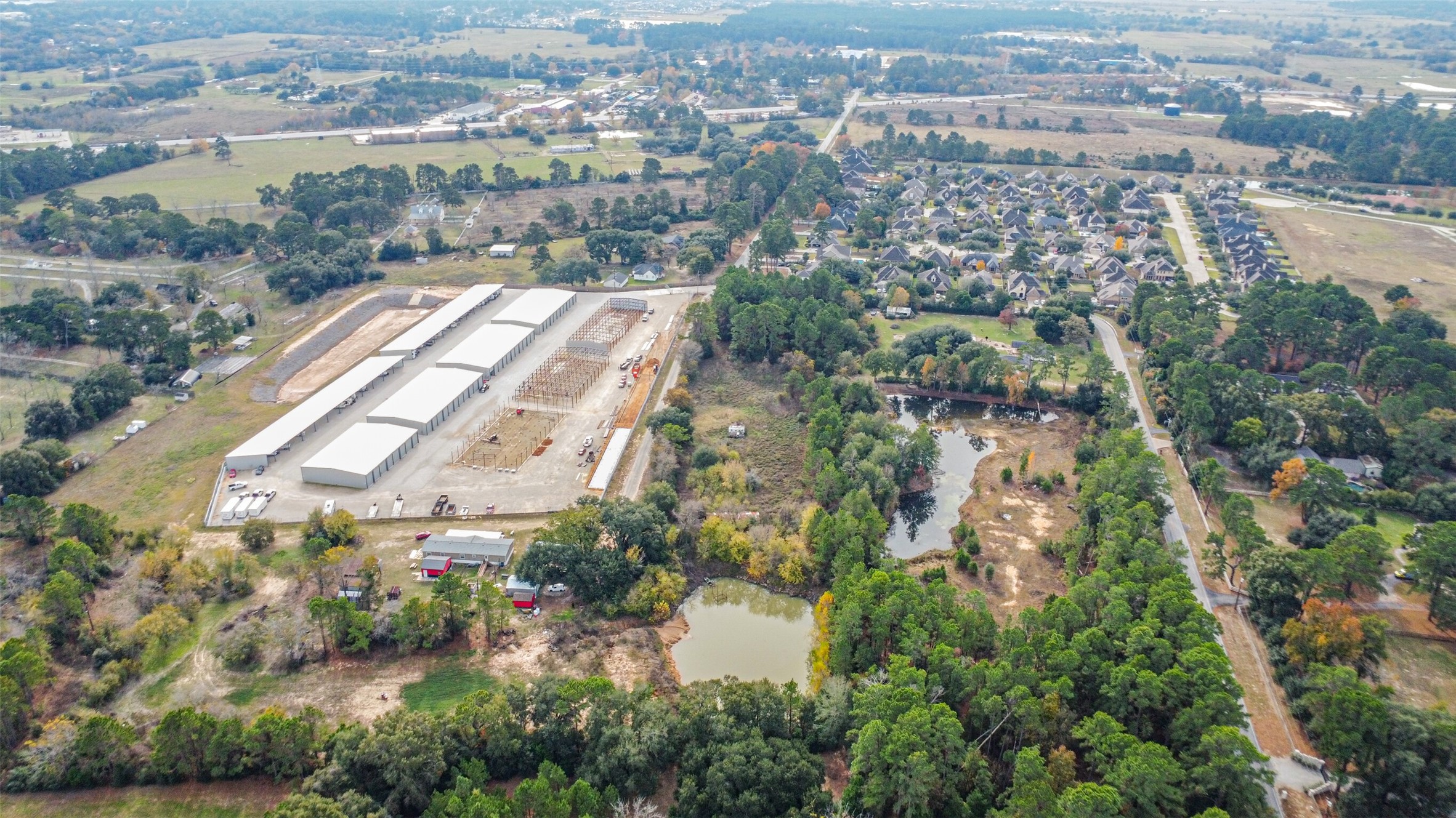 22422 Tomball Cemetery Road Tomball, TX 77377 - Photo 7 of 17 an aerial view of residential houses with outdoor space