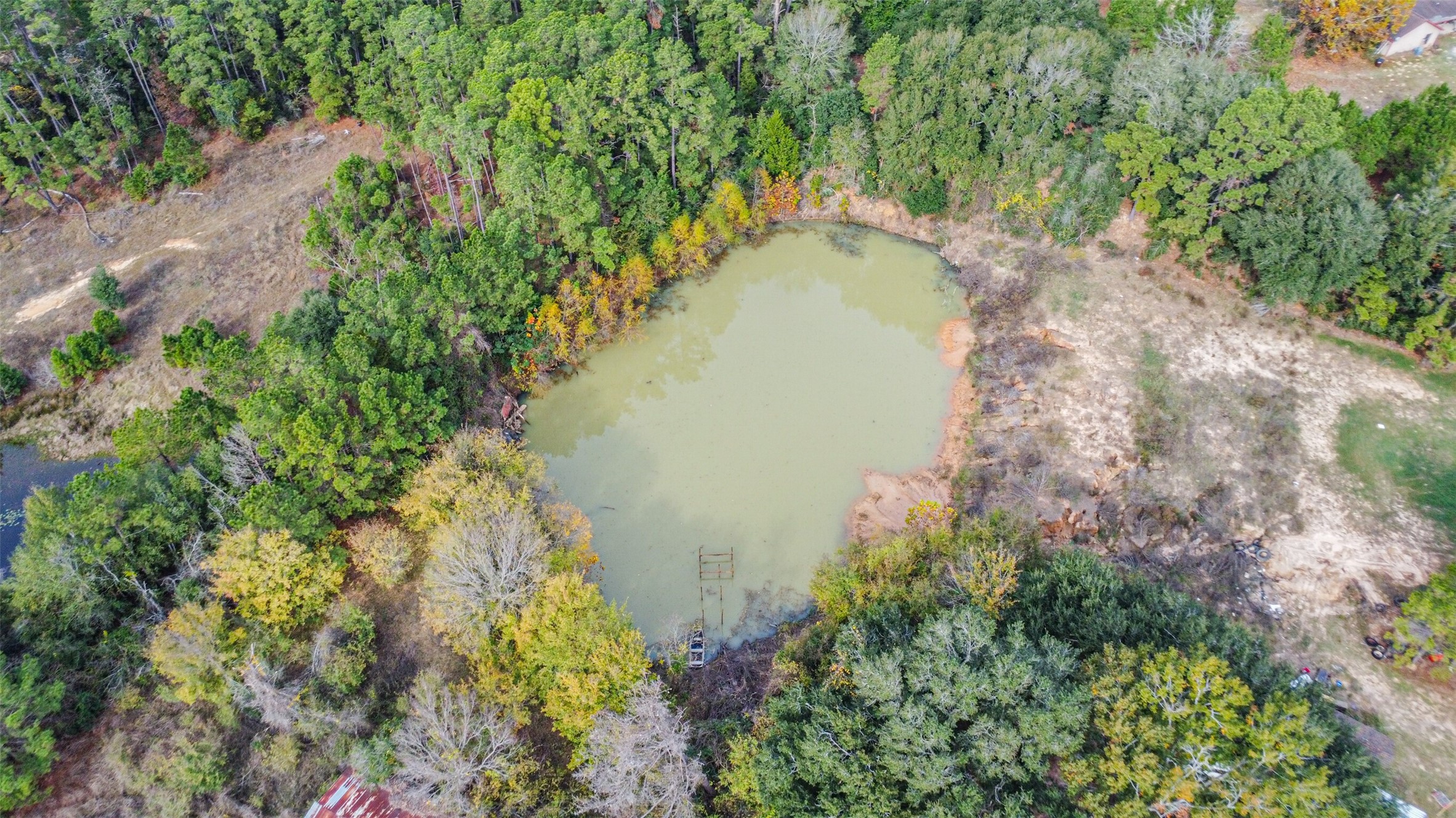 22422 Tomball Cemetery Road Tomball, TX 77377 - Photo 10 of 17 a view of a lake with a yard