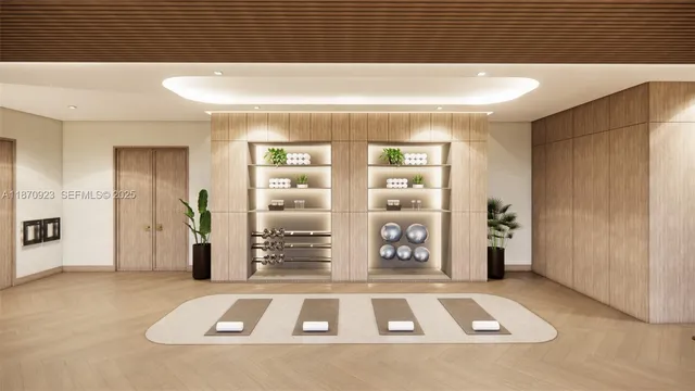 a front view of a building