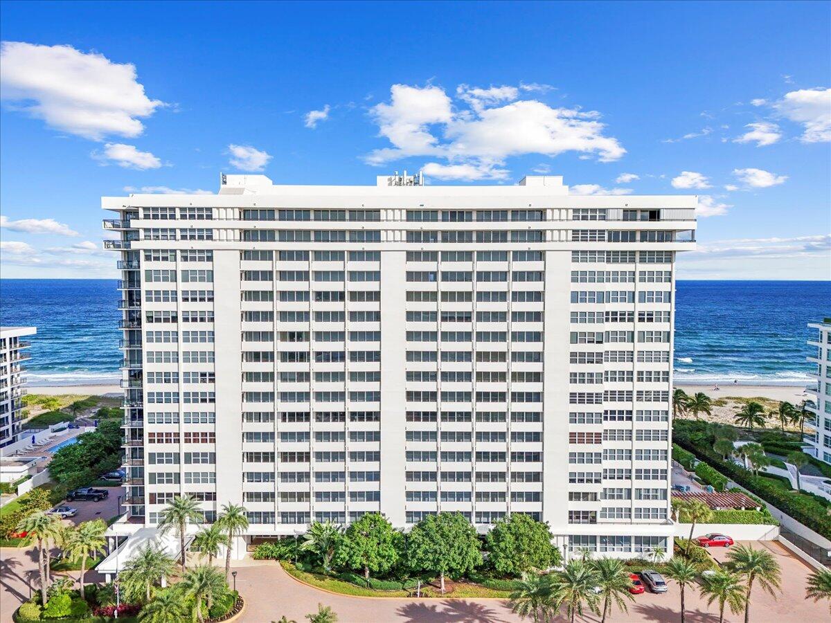 2000 South Ocean Boulevard, Unit 11D Boca Raton, FL 33432 - Photo 16 of 31 a front view of a building with a yard