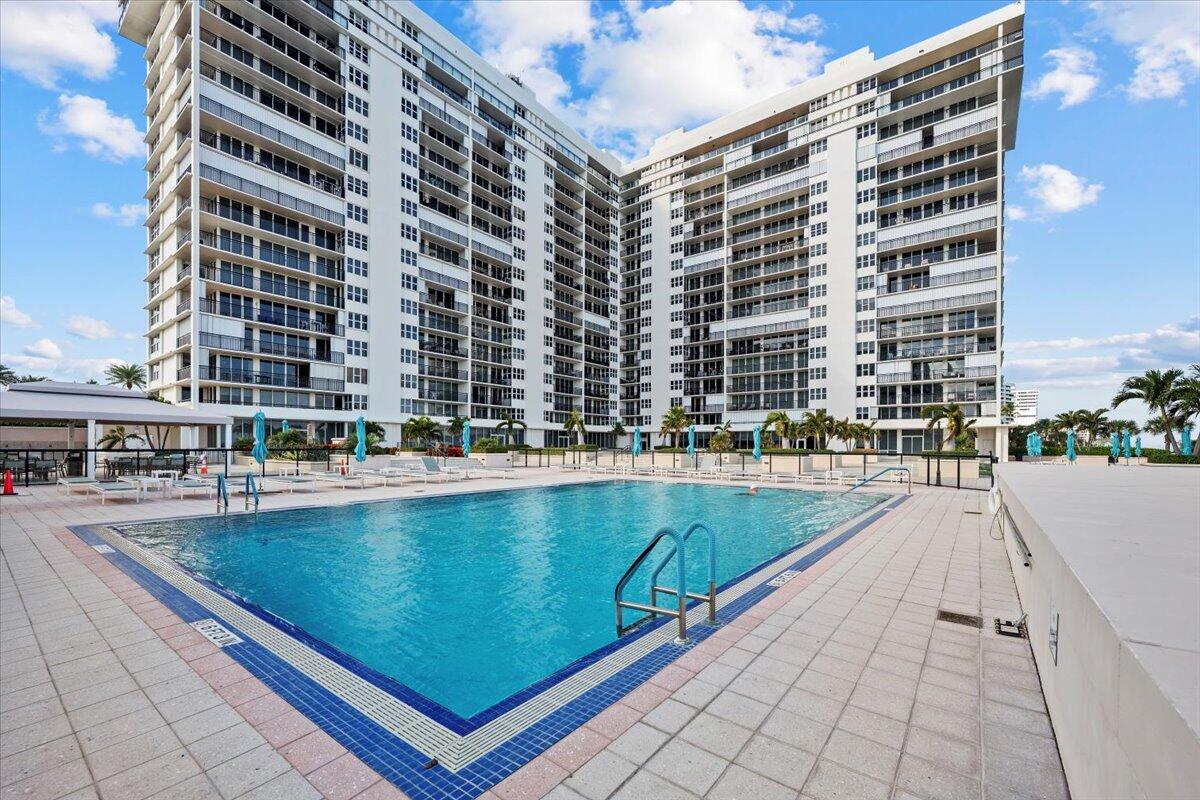 2000 South Ocean Boulevard, Unit 11D Boca Raton, FL 33432 - Photo 21 of 31 a view of swimming pool from a balcony