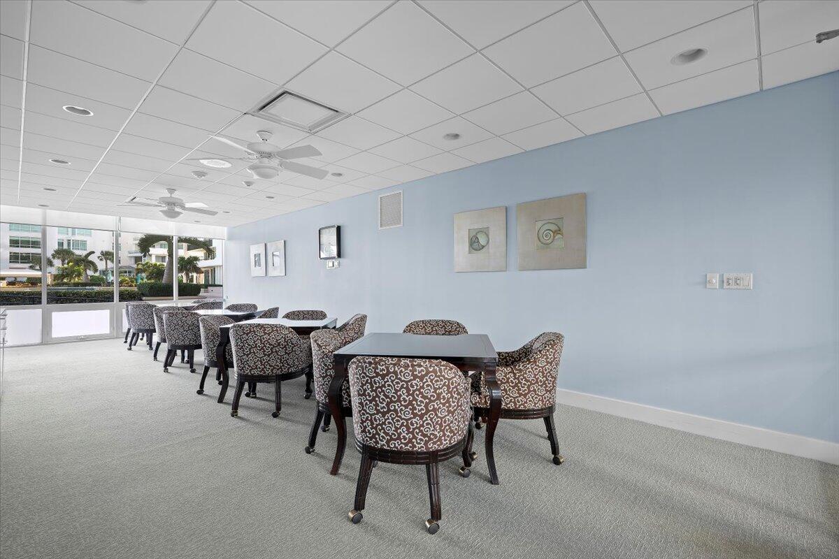2000 South Ocean Boulevard, Unit 11D Boca Raton, FL 33432 - Photo 24 of 31 a view of a dining room with furniture