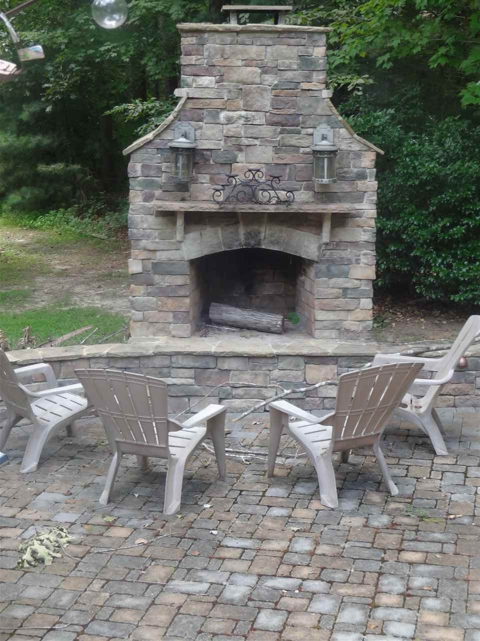 11945 Appaloosa Run East Raleigh, NC 27613 - Photo 8 of 22 Patio - Fireplace