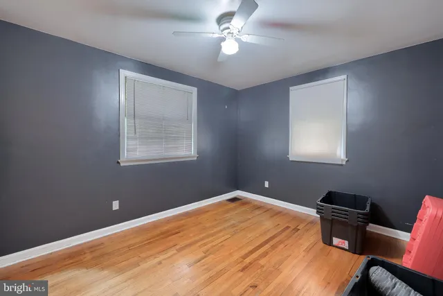 a room with a workspace