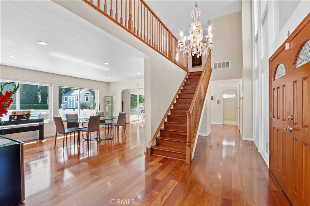 6046 Altmark Avenue Whittier, CA 90601 - Photo 15 of 27 a view of a dining room with furniture window and wooden floor