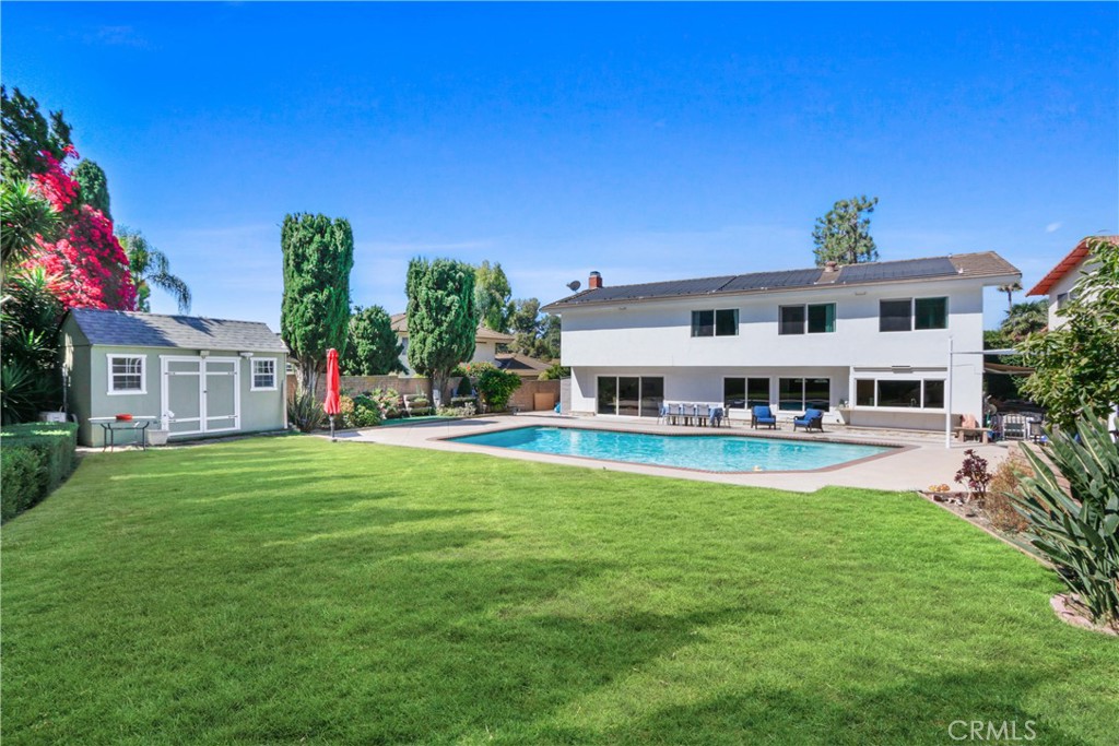 6046 Altmark Avenue Whittier, CA 90601 - Photo 25 of 27 a view of a house with a yard porch and sitting area
