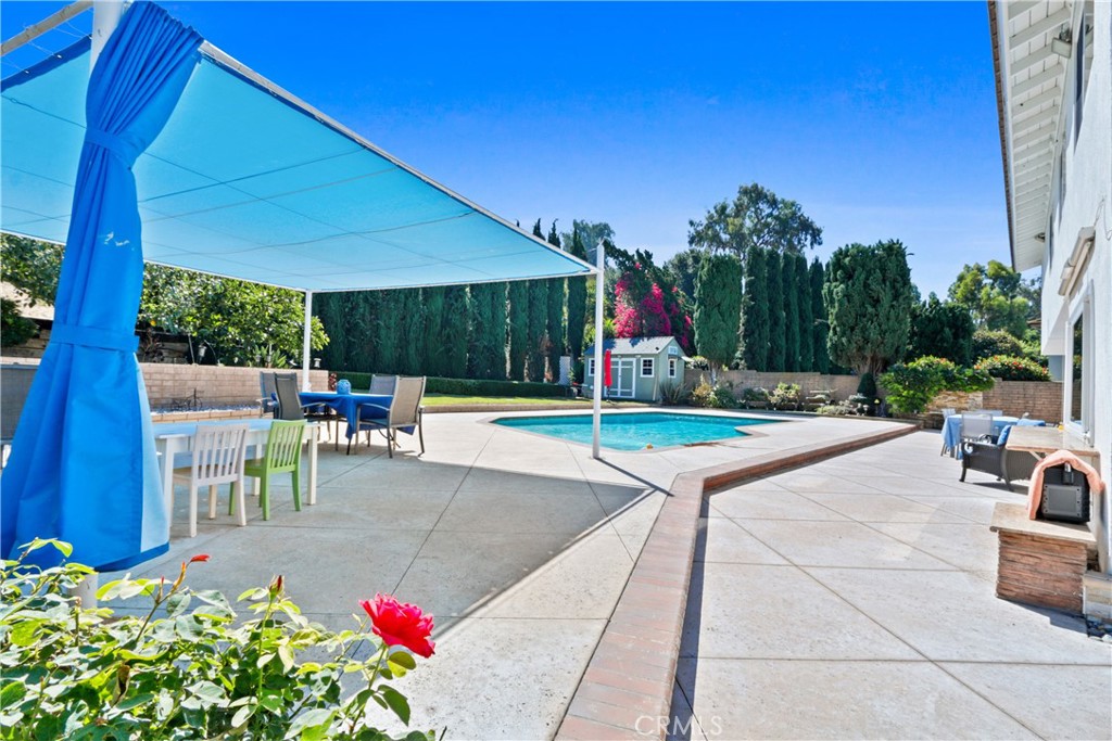 6046 Altmark Avenue Whittier, CA 90601 - Photo 26 of 27 a view of a backyard with sitting area