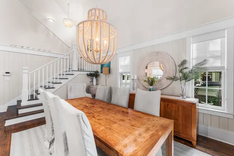 a kitchen with stainless steel appliances a stove a refrigerator and cabinets