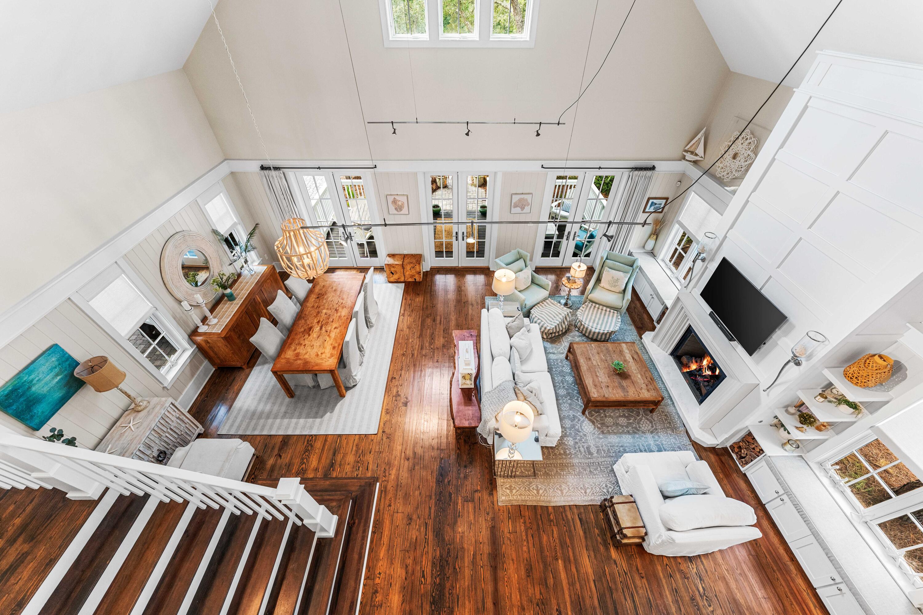 406 Red Cedar Way Santa Rosa Beach, FL 32459 - Photo 52 of 60 a view of a living room with furniture and a flat screen tv