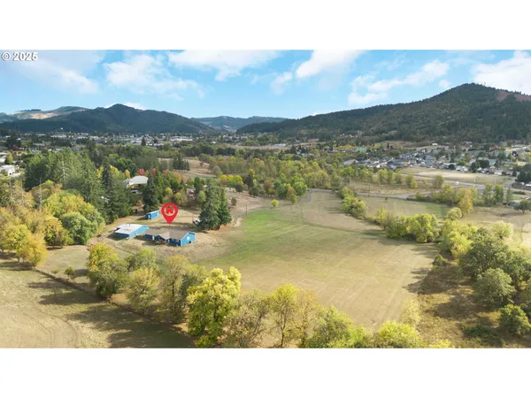 a view of a lake with a mountain
