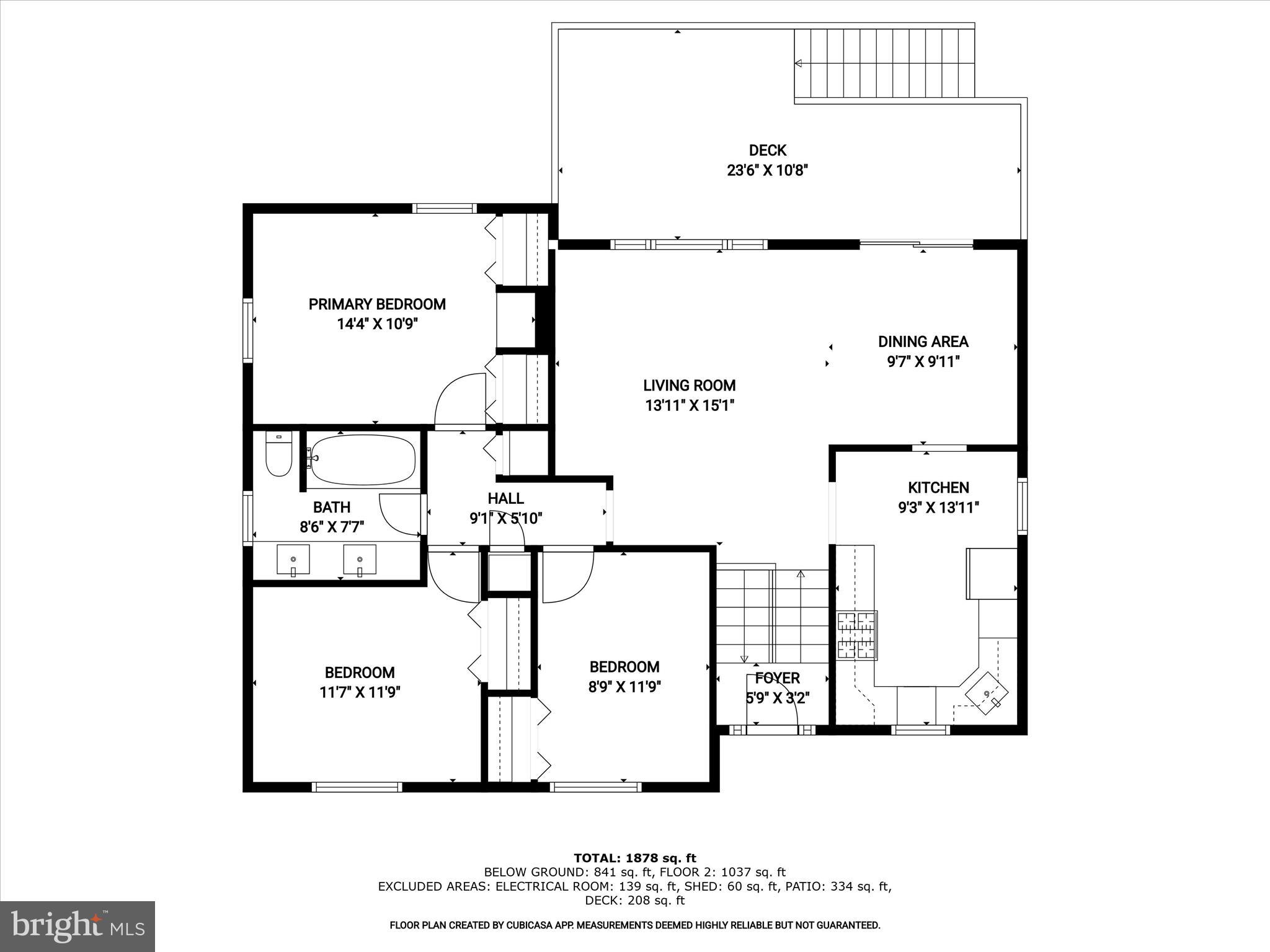 2302 Holyoke Road Rosedale, MD 21237 - Photo 48 of 52 Main Level Floor Plan