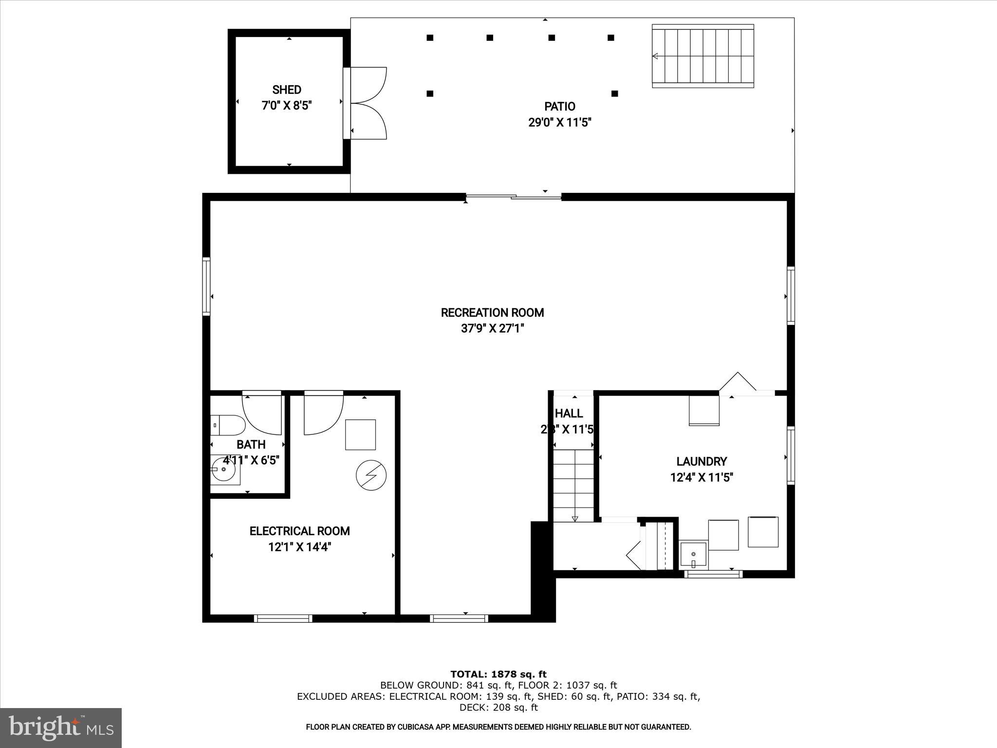 2302 Holyoke Road Rosedale, MD 21237 - Photo 50 of 52 Lower Level Floor Plan